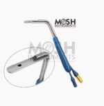 Illuminated Aufricht retractor with suction and fiber optic