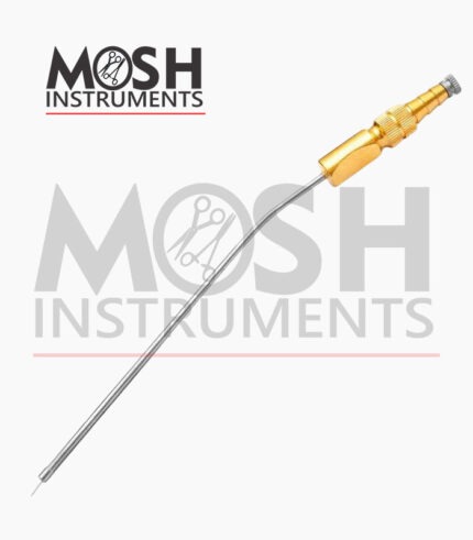 Frazier suction tube angled tip and cleaning stylet