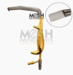 Tebbetts fiber optic breast retractor with suction