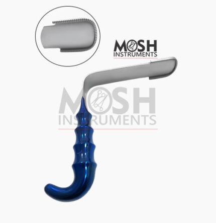 Epstein breast retractor spatulated with teeth
