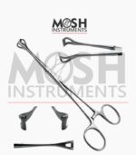 Babcock tissue forceps with fenestrated jaws | Mosh Instruments