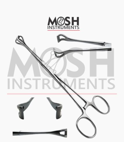Babcock tissue forceps with fenestrated jaws | Mosh Instruments