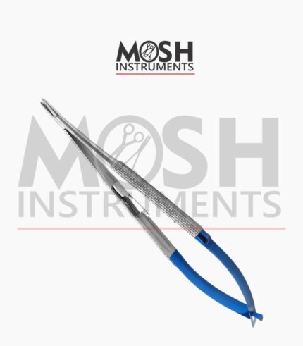 Castroviejo needle holder, tungsten carbide - view 2 | Mosh Instruments