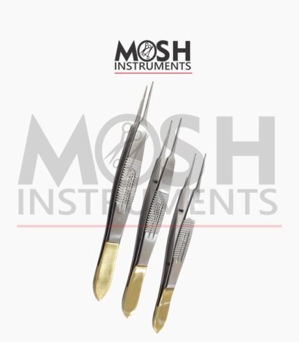 Castroviejo suture forceps with tying platform set - view 2 | Mosh Instruments