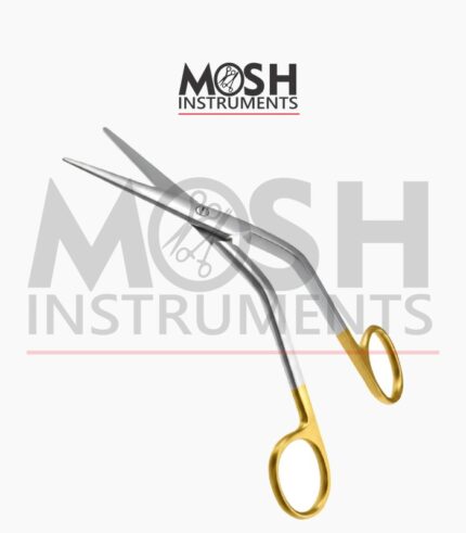 Cottle Dorsal Scissors, Angled Tungsten Carbide, 6" (152mm)