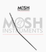 Curved infiltration cannula with Luer Lock handle