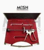 Fat grafting injection gun in carry case