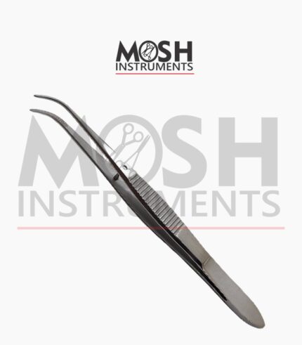 Iris forceps, serrated fine - view 2 | Mosh Instruments