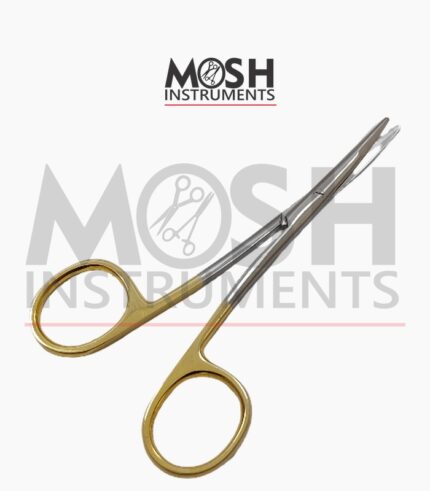 Curved Iris Scissors, TC, 4-1/2" (114mm)