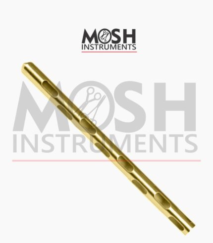 Large volume Toomey cannula with threaded fitting