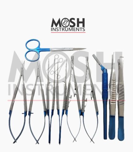Microsurgery instrument set 20 pieces