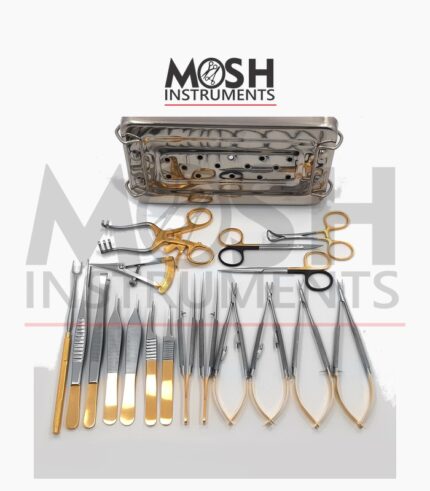 Microsurgery instrument set 20 pieces
