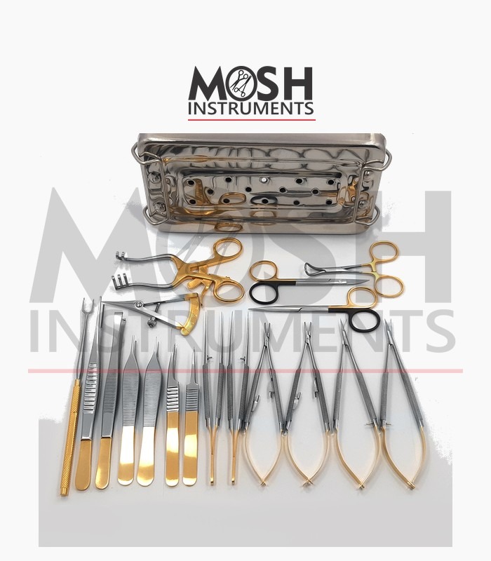 Microsurgery instrument set 20 pieces Microsurgery instrument set 20 pieces