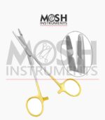 Olsen-Hegar Needle Holder & Scs, Serrated Tungsten Carbide, 4-3/4 (121mm)