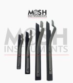 Syringe stop locks in anodized aluminum
