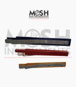 Syringe stop locks in anodized aluminum
