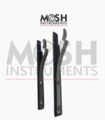 Syringe stop locks in anodized aluminum