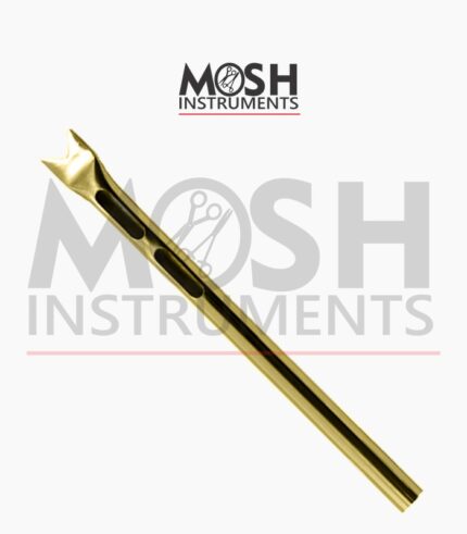 Toledo V dissector Toomey cannula with threaded fitting
