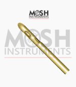 Lateral central port Toomey cannula with threaded fitting
