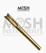 V-dissector Toomey cannula with threaded fitting